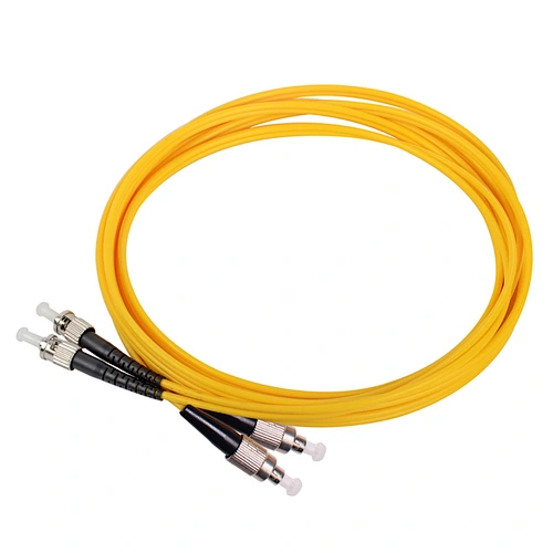 Fiber optic equipment jumper assembly SM double core patch cords G652D ST-FC UPC fiber optic patchcord